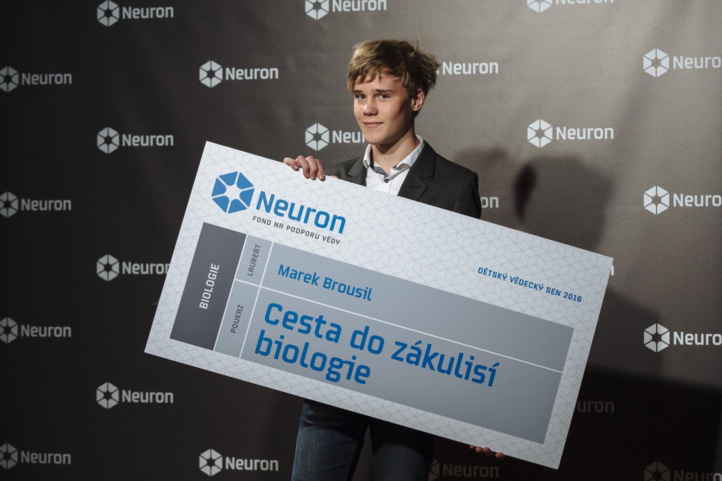 Nadějný mladý biolog Marek Brousil