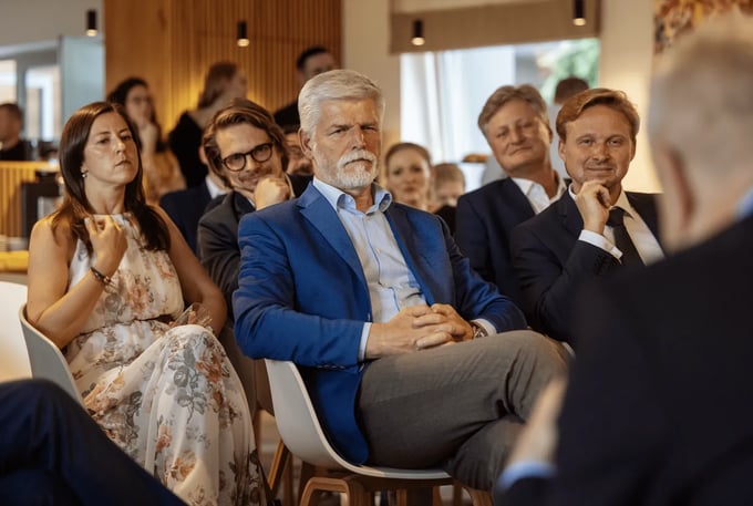 Guests of Neuron Club at a gathering