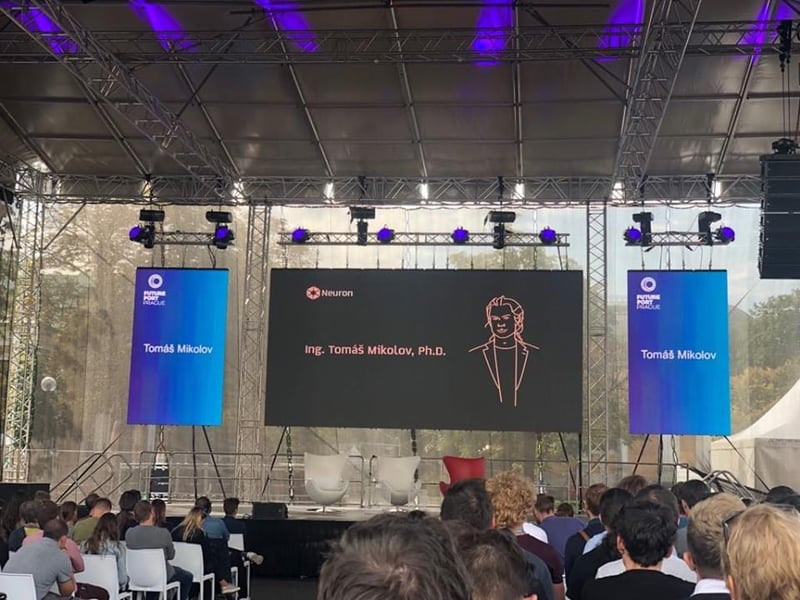 Tomáš Mikolov appeared at the Future Port technology festival