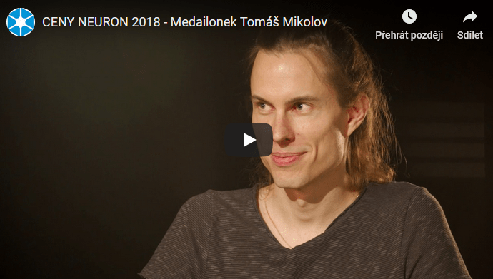 Tomáš Mikolov — the 2018 Neuron Award for a significant scientific discovery, computer science