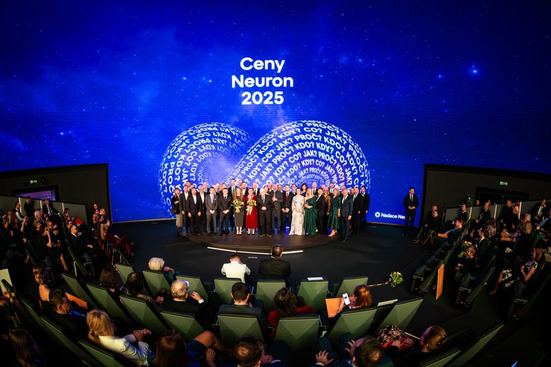 Grygar, Havrdová and rising scientific hopes lit up the Neuron Awards 2025