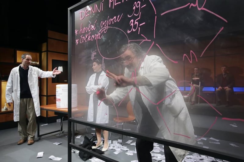 The Dejvice Theatre presented Elegance of the Molecule in Belgium