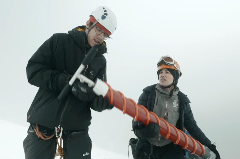 We want to find out how life on glaciers works
