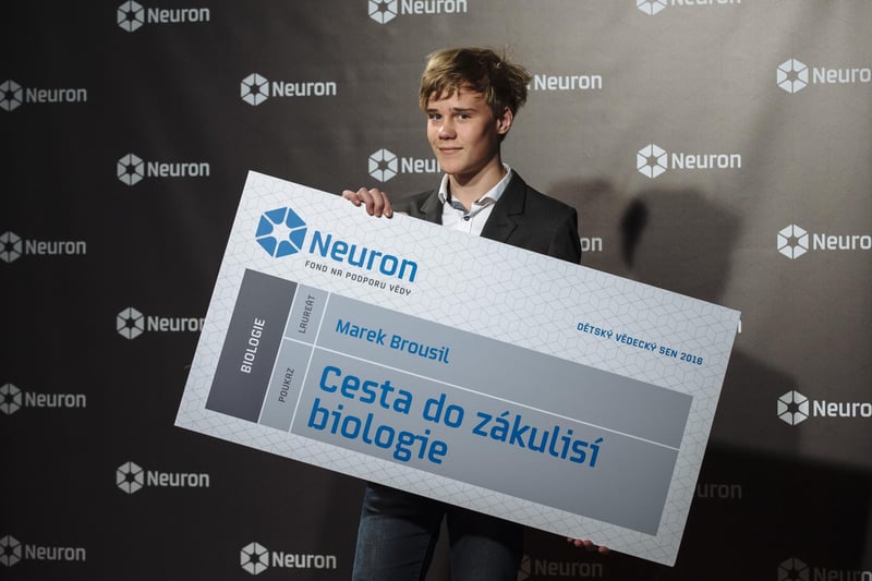 The promising young biologist Marek Brousil